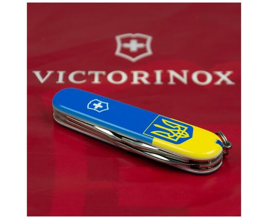 Нож Victorinox Spartan Ukraine 91 мм Герб на прапорі вертикальний (1.3603.7_T3030p), изображение 3
