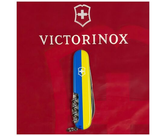 Нож Victorinox Spartan Ukraine 91 мм Герб на прапорі горизонтальний (1.3603.3_T3040p), изображение 10