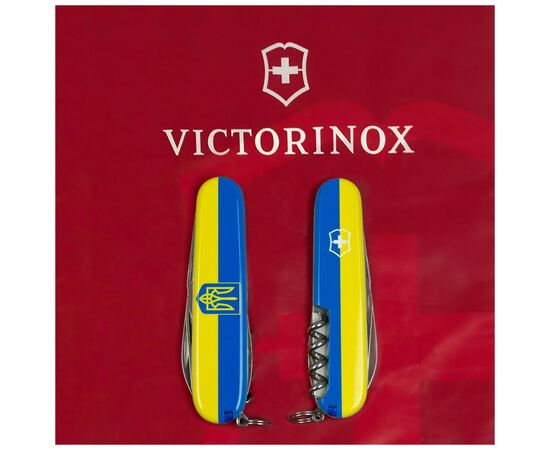 Нож Victorinox Spartan Ukraine 91 мм Герб на прапорі горизонтальний (1.3603.3_T3040p), изображение 11