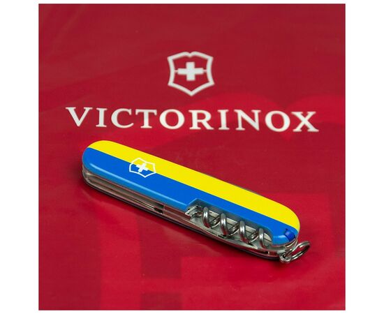 Нож Victorinox Spartan Ukraine 91 мм Герб на прапорі горизонтальний (1.3603.3_T3040p), изображение 4