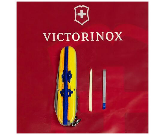 Нож Victorinox Spartan Ukraine 91 мм Марка з трактором (1.3603.3_T3110p), изображение 6