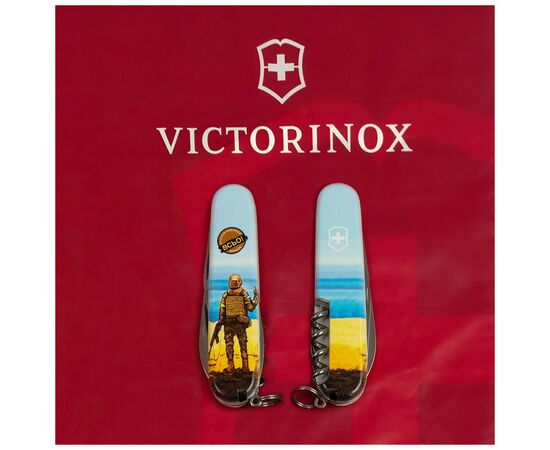 Ніж Victorinox Spartan Ukraine 3D 91 мм Марка русскій воєнний корабль ВСЬО (1.3603.7_T3120h), зображення 11