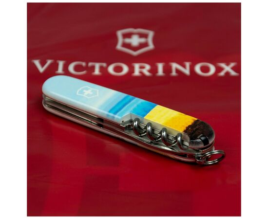 Ніж Victorinox Spartan Ukraine 3D 91 мм Марка русскій воєнний корабль ВСЬО (1.3603.7_T3120h), зображення 4