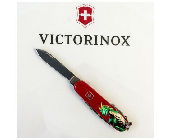 Нож Victorinox Spartan Zodiac 91 мм Зелений дракон (1.3603_Z3340u), изображение 5