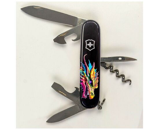 Нож Victorinox Spartan Zodiac 91 мм Яскравий дракон (1.3603.3_Z3330u), изображение 2 Нож Victorinox Spartan Zodiac 91 мм Яскравий дракон (1.3603.3_Z3330u), изображение 2