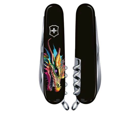 Нож Victorinox Spartan Zodiac 91 мм Яскравий дракон (1.3603.3_Z3330u)
