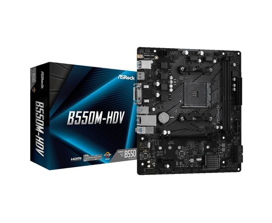 Материнская плата ASRock B550M-HDV, изображение 2 Материнская плата ASRock B550M-HDV, изображение 2