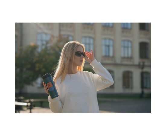 Термочашка Ardesto Coffee Тime Red Cat 450 мл Синя (AR2645CG), изображение 4 Термочашка Ardesto Coffee Тime Red Cat 450 мл Синя (AR2645CG), изображение 4