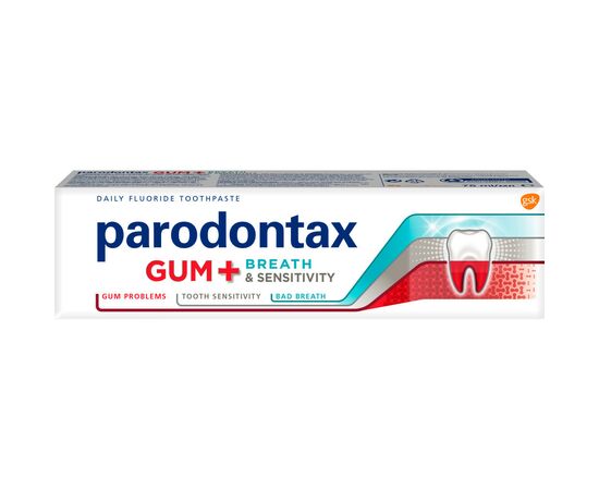 Зубная паста Parodontax Защита Десен + Свежее дыхание и Чувствительность Зубов 75 мл (5054563120410)