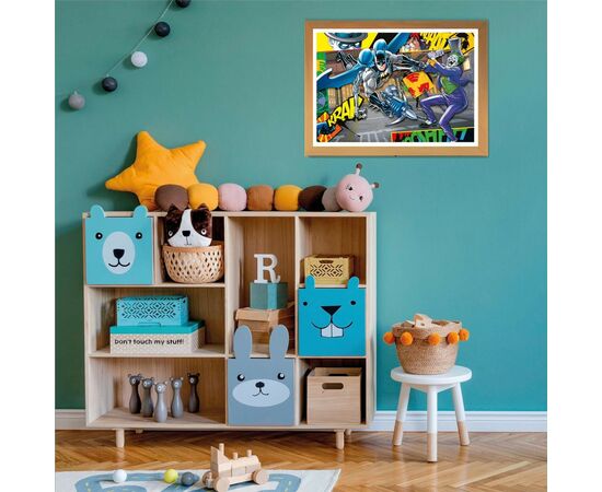 Пазл Clementoni светящийся в темноте Batman, серия Glowing, 104 элемента (27175), изображение 3 Пазл Clementoni светящийся в темноте Batman, серия Glowing, 104 элемента (27175), изображение 3