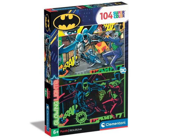 Пазл Clementoni светящийся в темноте Batman, серия Glowing, 104 элемента (27175)