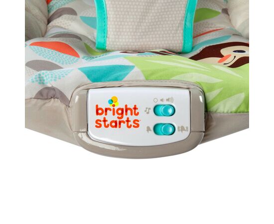 Кресло-качалка Bright Starts Happy Safari Bouncer (11508), изображение 3 Кресло-качалка Bright Starts Happy Safari Bouncer (11508), изображение 3