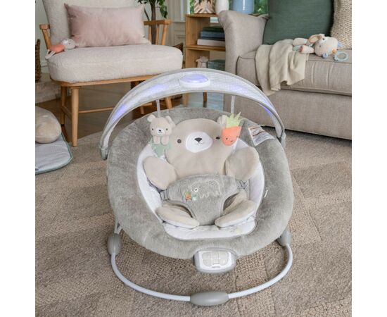 Кресло-качалка Ingenuity InLighten Bouncer Nate (16667), изображение 3 Кресло-качалка Ingenuity InLighten Bouncer Nate (16667), изображение 3