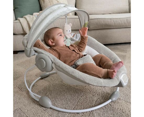 Кресло-качалка Ingenuity InLighten Bouncer Nate (16667), изображение 4 Кресло-качалка Ingenuity InLighten Bouncer Nate (16667), изображение 4