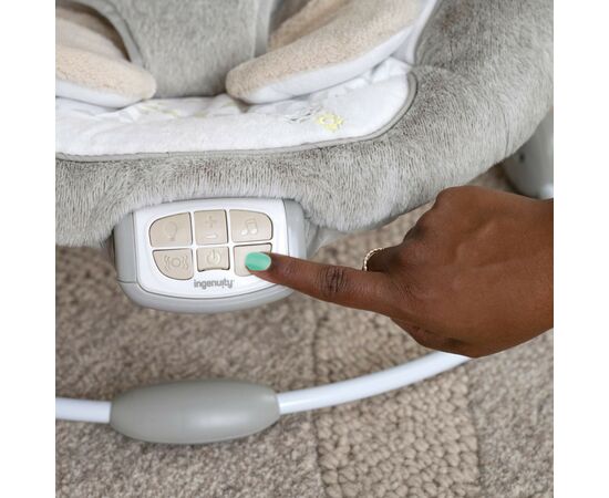 Кресло-качалка Ingenuity InLighten Bouncer Nate (16667), изображение 8 Кресло-качалка Ingenuity InLighten Bouncer Nate (16667), изображение 8