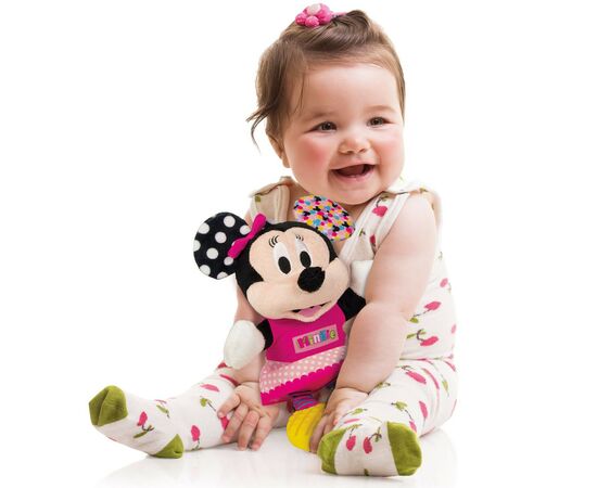Іграшка на коляску Clementoni Baby Minnie, серія Disney Baby (8005125171644) (17164), зображення 5 Іграшка на коляску Clementoni Baby Minnie, серія Disney Baby (8005125171644) (17164), зображення 5