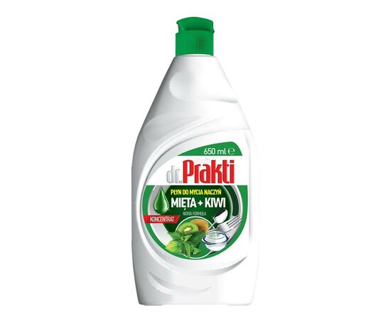 Засіб для ручного миття посуду Dr. Prakti Mieta + Kiwi 650 мл (5900308777640)