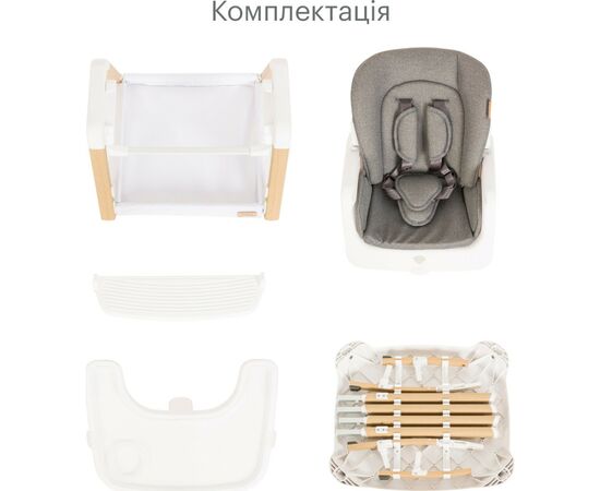 Стульчик для кормления Tutti Bambini 7 в 1 Nova белый (611010/3511), изображение 4 Стульчик для кормления Tutti Bambini 7 в 1 Nova белый (611010/3511), изображение 4