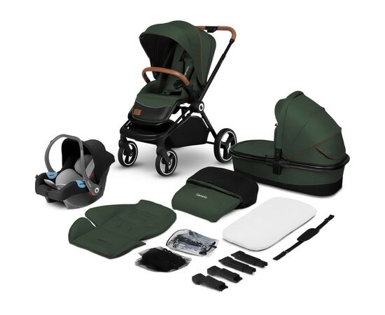 Коляска Lionelo 3 в 1 Mika 3 in 1 Green Forest (LO-MIKA 3IN1 GREEN FOREST), изображение 12 Коляска Lionelo 3 в 1 Mika 3 in 1 Green Forest (LO-MIKA 3IN1 GREEN FOREST), изображение 12