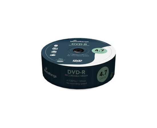 Диск DVD Mediarange DVD-R 4.7GB 120min 16x speed, Cake 25 (MR403), изображение 2 Диск DVD Mediarange DVD-R 4.7GB 120min 16x speed, Cake 25 (MR403), изображение 2
