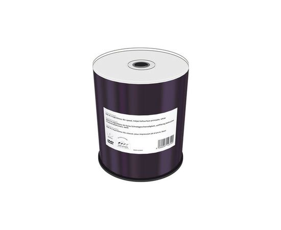 Диск DVD Mediarange DVD-R 4.7GB 120min 16x speed, inkjet fullsurface printable, Cake 100 (MR413), изображение 2 Диск DVD Mediarange DVD-R 4.7GB 120min 16x speed, inkjet fullsurface printable, Cake 100 (MR413), изображение 2