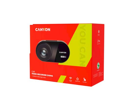 Видеорегистратор Canyon DVR10 FullHD 1080p Wi-Fi Black (CND-DVR10), изображение 11 Видеорегистратор Canyon DVR10 FullHD 1080p Wi-Fi Black (CND-DVR10), изображение 11