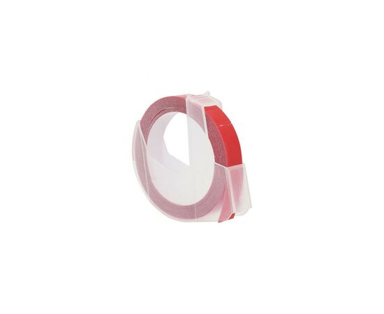 Лента для принтера этикеток UKRMARK D-520102-RE, 9 мм х 3 м, червона, аналог DYMO 520102 / S0898150 (00858)
