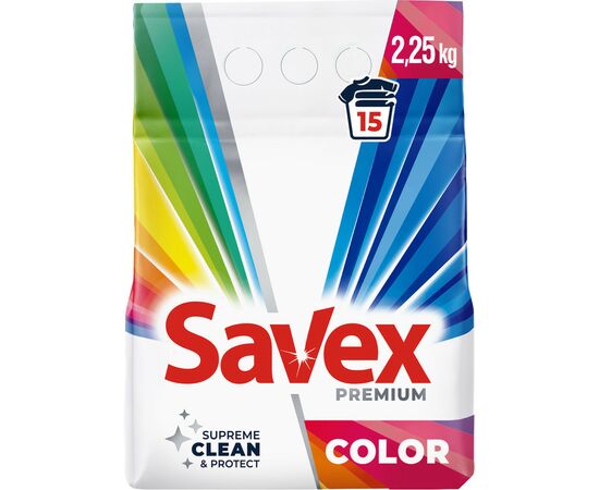Пральний порошок Savex Premium Color 2.25 кг (3800024047893)