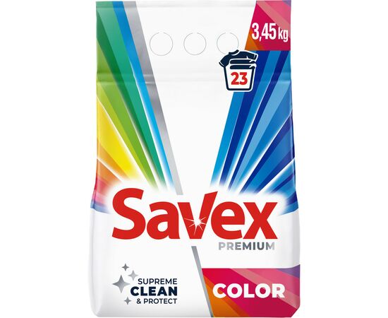 Пральний порошок Savex Premium Color 3.45 кг (3800024047923)