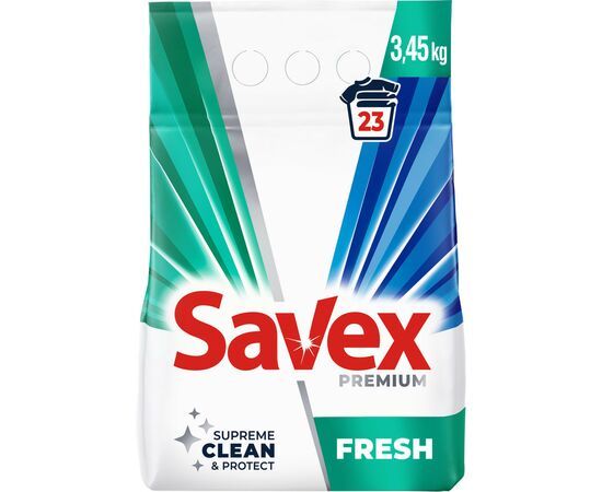 Стиральный порошок Savex Premium Fresh 3.45 кг (3800024047930)