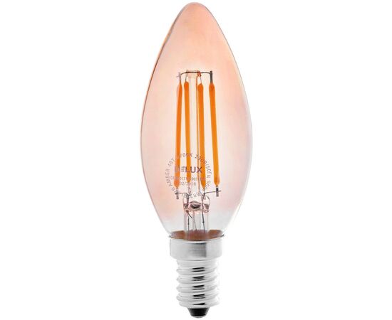 Лампочка Delux BL37B 4 Вт 2700K amber 220В E14 filament (90011682)
