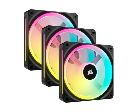 Кулер до корпусу Corsair iCUE Link QX120 RGB PWM PC Fans Starter Kit with iCUE Link System Hub (CO-9051002-WW)