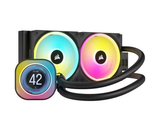 Система водяного охолодження Corsair iCUE Link H100i LCD RGB (CW-9061007-WW)