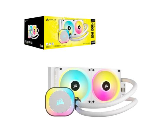Система водяного охлаждения Corsair iCUE Link H100i RGB (CW-9061005-WW), изображение 9 Система водяного охлаждения Corsair iCUE Link H100i RGB (CW-9061005-WW), изображение 9