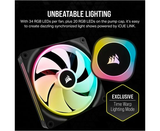 Система водяного охлаждения Corsair iCUE Link H115i RGB (CW-9061002-WW), изображение 10 Система водяного охлаждения Corsair iCUE Link H115i RGB (CW-9061002-WW), изображение 10