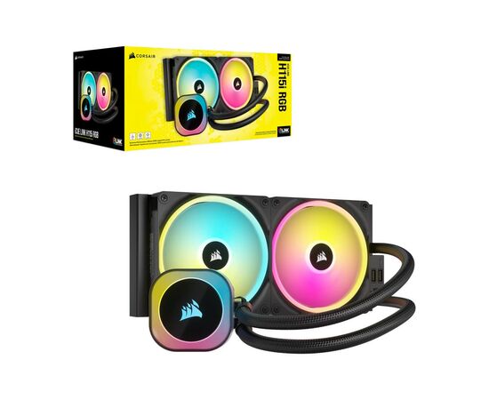 Система водяного охлаждения Corsair iCUE Link H115i RGB (CW-9061002-WW), изображение 9 Система водяного охлаждения Corsair iCUE Link H115i RGB (CW-9061002-WW), изображение 9