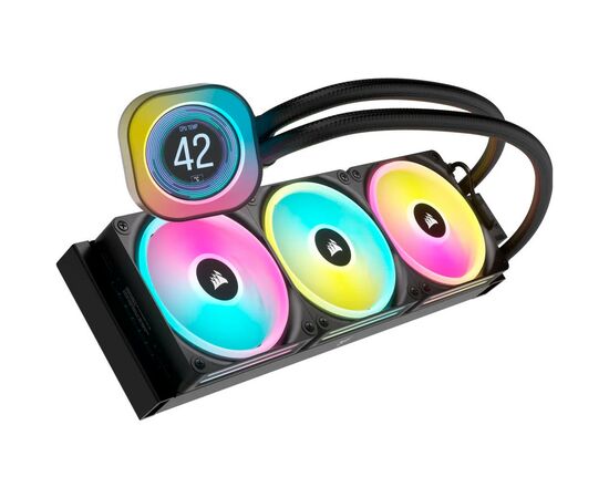 Система водяного охлаждения Corsair iCUE Link H150i LCD RGB (CW-9061008-WW), изображение 2 Система водяного охлаждения Corsair iCUE Link H150i LCD RGB (CW-9061008-WW), изображение 2