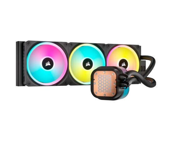 Система водяного охлаждения Corsair iCUE Link H150i LCD RGB (CW-9061008-WW), изображение 3 Система водяного охлаждения Corsair iCUE Link H150i LCD RGB (CW-9061008-WW), изображение 3