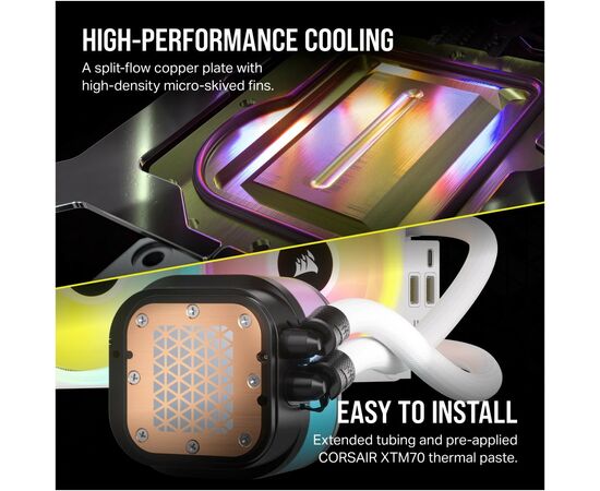 Система водяного охлаждения Corsair iCUE Link H150i LCD RGB (CW-9061010-WW), изображение 9 Система водяного охлаждения Corsair iCUE Link H150i LCD RGB (CW-9061010-WW), изображение 9
