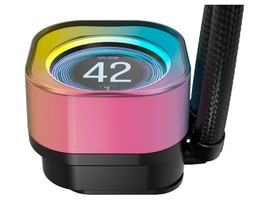 Система водяного охлаждения Corsair iCUE Link H170i LCD RGB (CW-9061009-WW), изображение 4 Система водяного охлаждения Corsair iCUE Link H170i LCD RGB (CW-9061009-WW), изображение 4