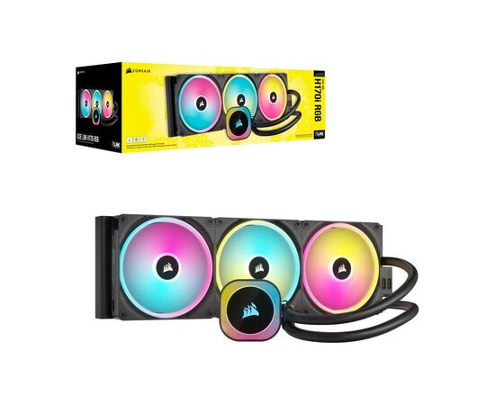 Система водяного охлаждения Corsair iCUE Link H170i RGB (CW-9061004-WW), изображение 9 Система водяного охлаждения Corsair iCUE Link H170i RGB (CW-9061004-WW), изображение 9