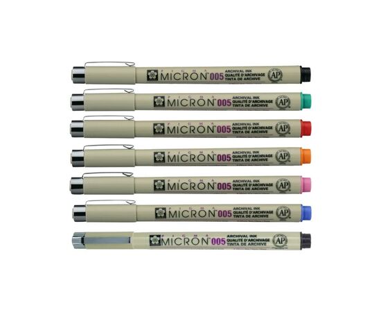 Лайнер Sakura Pigma Micron (0.05) 0,2мм Розовый (084511351820), изображение 6 Лайнер Sakura Pigma Micron (0.05) 0,2мм Розовый (084511351820), изображение 6