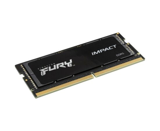 Модуль памяти для ноутбука SoDIMM DDR5 16GB 6000 MHz Impact XMP Kingston Fury (ex.HyperX) (KF560S38IB-16), изображение 3 Модуль памяти для ноутбука SoDIMM DDR5 16GB 6000 MHz Impact XMP Kingston Fury (ex.HyperX) (KF560S38IB-16), изображение 3