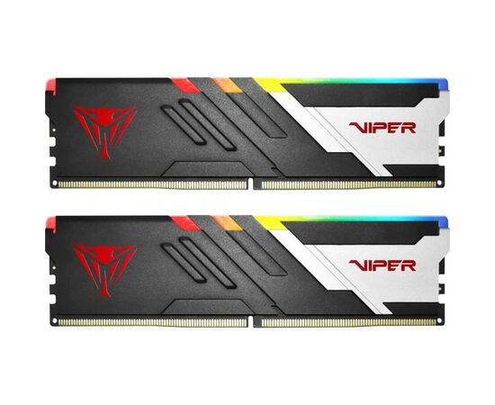 Модуль памяти для компьютера DDR5 32GB (2x16GB) 5600 MHz Viper Venom RGB Patriot (PVVR532G560C36K)