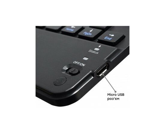 Клавіатура AirOn Easy Tap для Smart TV та планшета (4822352781088), зображення 4 Клавіатура AirOn Easy Tap для Smart TV та планшета (4822352781088), зображення 4