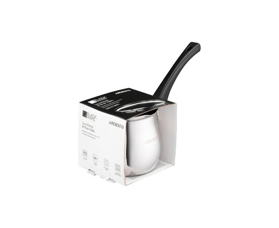 Турка Ardesto BLACK MARS нержавеющая сталь бакелитовая ручка 0,64 л (AR0864SB), изображение 6 Турка Ardesto BLACK MARS нержавеющая сталь бакелитовая ручка 0,64 л (AR0864SB), изображение 6