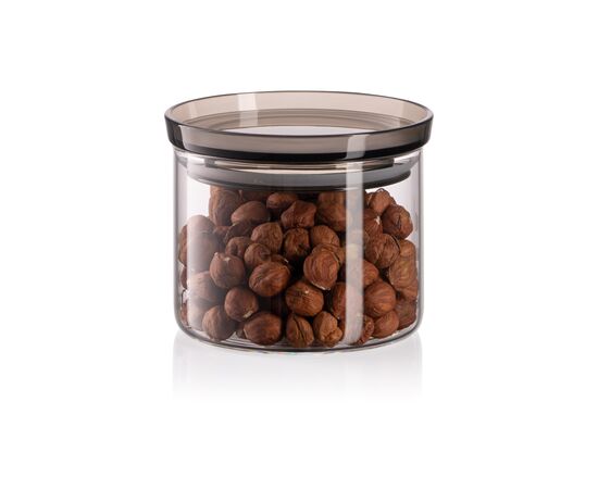 Емкость для сыпучих продуктов Ardesto Fresh стекло, пластик 380 мл (AR1338SF), изображение 2