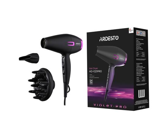 Фен Ardesto HD-Y221PRO, изображение 7 Фен Ardesto HD-Y221PRO, изображение 7