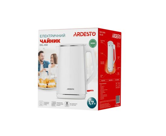 Электрочайник Ardesto EKL-X50, изображение 3 Электрочайник Ardesto EKL-X50, изображение 3