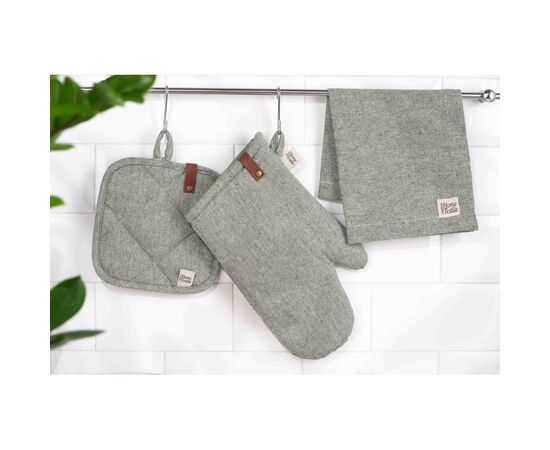 Кухонная прихватка Ardesto Рукавичка Oliver зеленый, 100% хлопок (ART05OG), изображение 2 Кухонная прихватка Ardesto Рукавичка Oliver зеленый, 100% хлопок (ART05OG), изображение 2